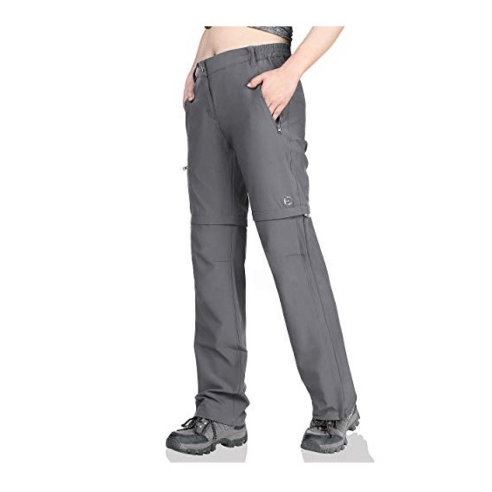 Outdoor Ventures Women's Convertible Pants, Quick Dry Size 12 Navy Blue Hiking